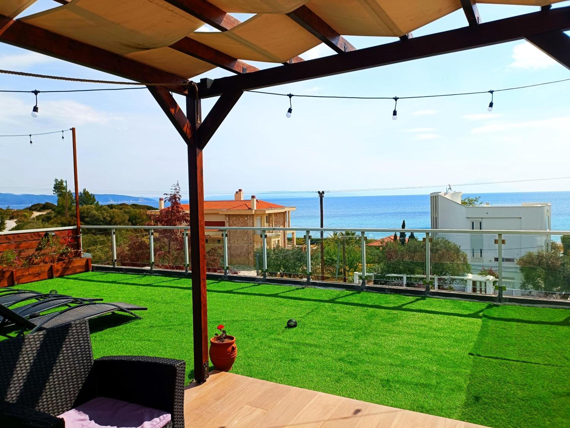 Salonikiou Beach Apartments & Villas Agios Nikolaos  Exterior foto