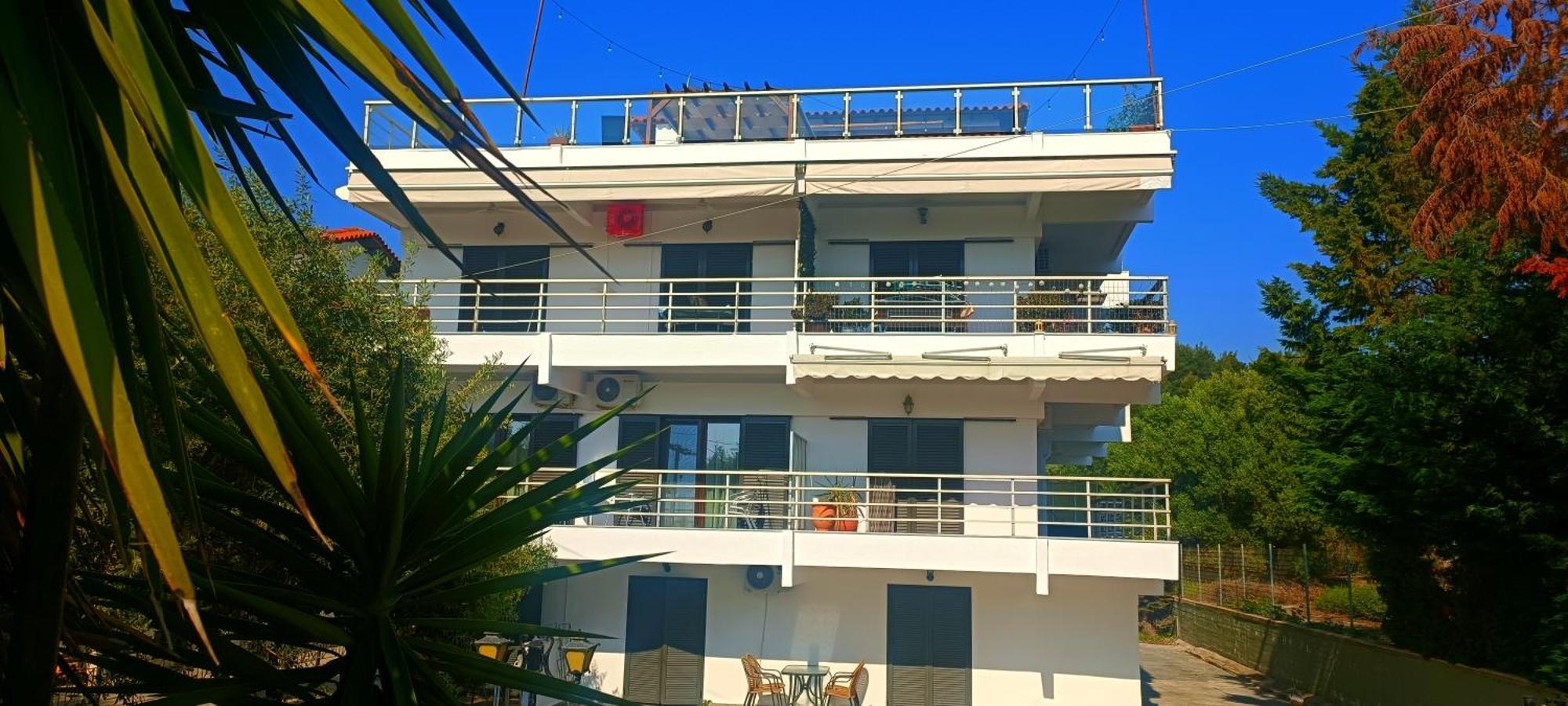 Salonikiou Beach Apartments & Villas Agios Nikolaos  Exterior foto